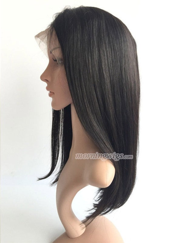 Natural straight full lace wigs for women